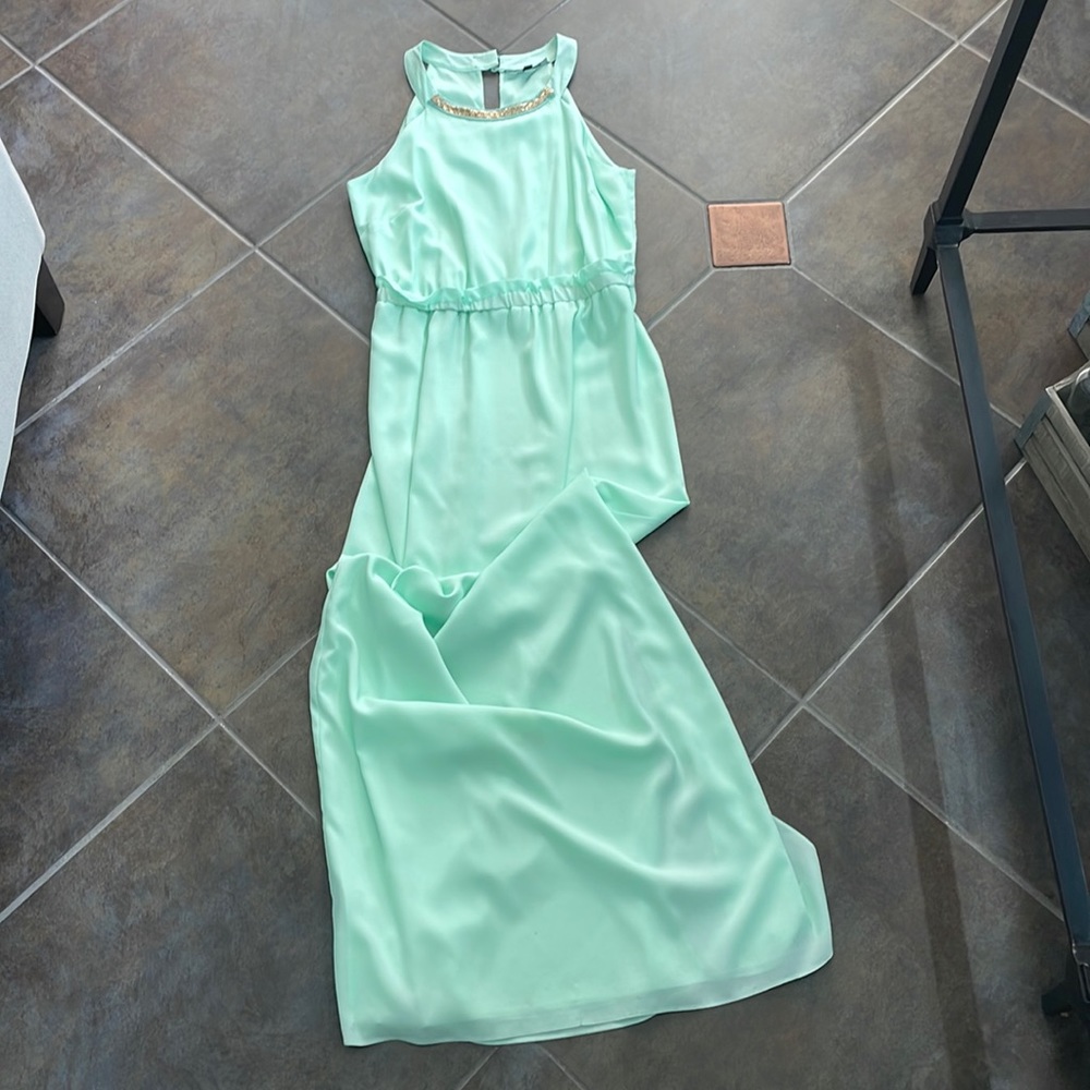 Gianni Bini mint maxi dress size S